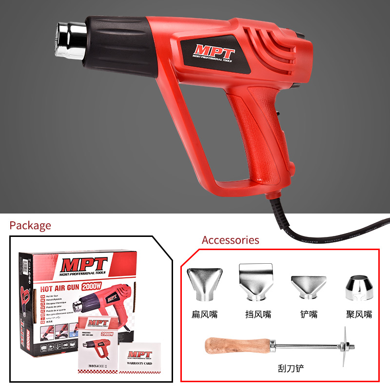 Picture of MPT Electric Heat / Hot Air 2000W 300-500L/min Model: MHG2003 - Kings Trading