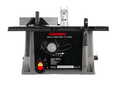 Picture of CROWN Table Saw 1800W, 255mm Wood Cutter Saw Wood Cutter Table Saw Electric Saw Finishing Saw CT15209 - Kings Trading