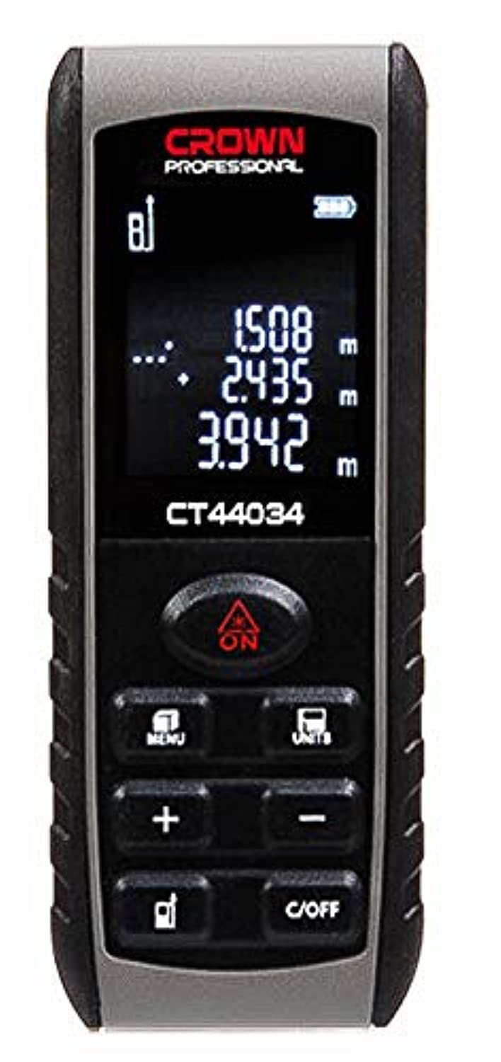 Picture of CROWN 80M Digital LASER Distance Measure Meter (0-260ft)CT44034 - Kings Trading