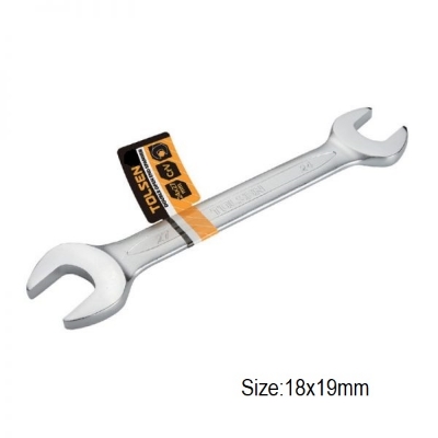 Picture of TOLSEN 18 X 19mm Double Open-End Spanner Wrench Cr-V 15057 New 15857 - Kings Trading