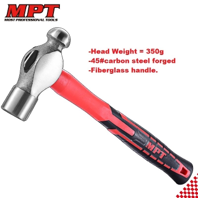 Picture of MPT 350g Ball Pein Hammer Fiberglass Handle MHD05002 - 3/4LB
