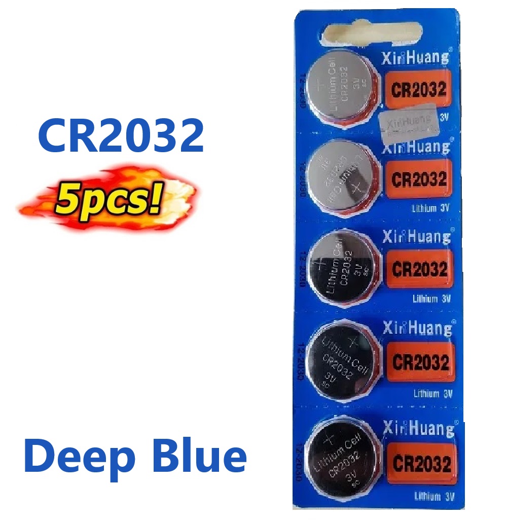 Picture of Xin Huang CR2032 CMOS Lithium Cell coin button Battery 3V For Computer Motherboard and Small Device 5pcs pack