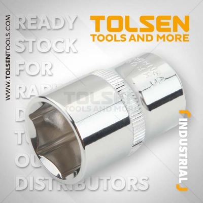 Picture of TOLSEN 32mm Socket Wrench 1/2" Drive Industrial Grade 16532 - Kings Trading