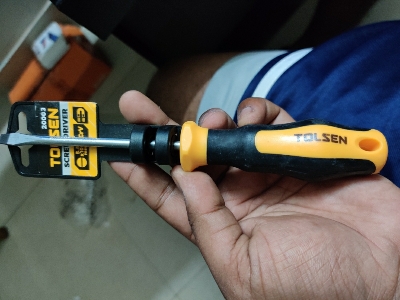 Picture of TOLSEN Screwdriver Flat (5.5 x 100 mm) Slotted Gripro Series 20003 - Kings Trading