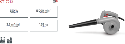 Picture of CROWN Dust Blower 550W CT17013 - Kings Trading