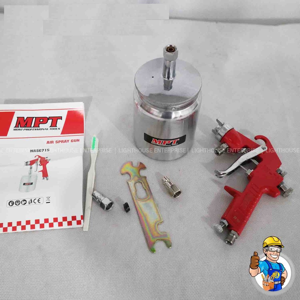 Picture of MPT Air Spray paint 3-4 Bar Paint Spray paint High Pressure paint 1000cc MASG71S - Kings Trading