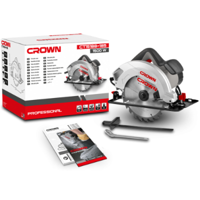 Picture of CROWN Circular Saw 185mm 1500W CT15188 - Kings Trading