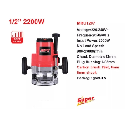 Picture of MPT Router 2200W, 12/8/6mm MRU1207 - Kings Trading