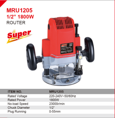 Picture of MPT Router 2200W, 12/8/6mm MRU1207 - Kings Trading