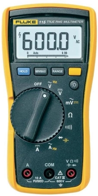 Picture of Fluke 115 Field Technicians Digital Multimeter Compact True-RMS  Model: 115