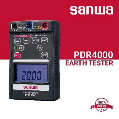 Picture of SANWA PDR4000 Digital Earth Tester Earth Resistance Tester