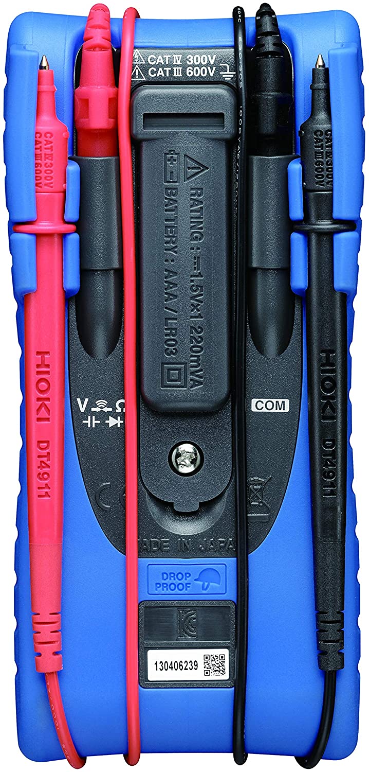 Picture of Hioki DT4222 Digital Multimeter True RMS Premier Pocket DMM with CAT IV 300 V, CAT III 600 V Safety - inverter
