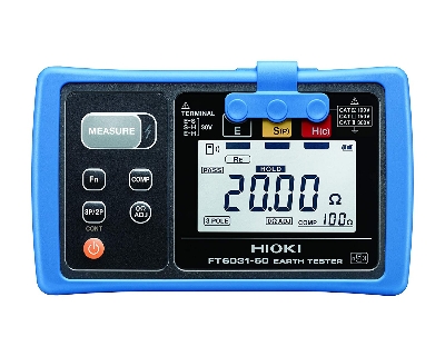 Picture of Hioki FT6031-50 Earth Tester Tough and Ready for the Field IP67 Dustproof and Waterproof