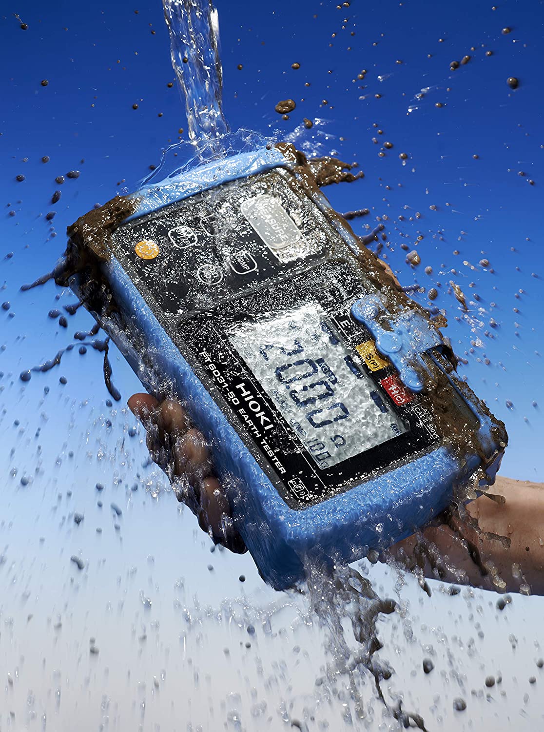 Picture of Hioki FT6031-50 Earth Tester Tough and Ready for the Field IP67 Dustproof and Waterproof