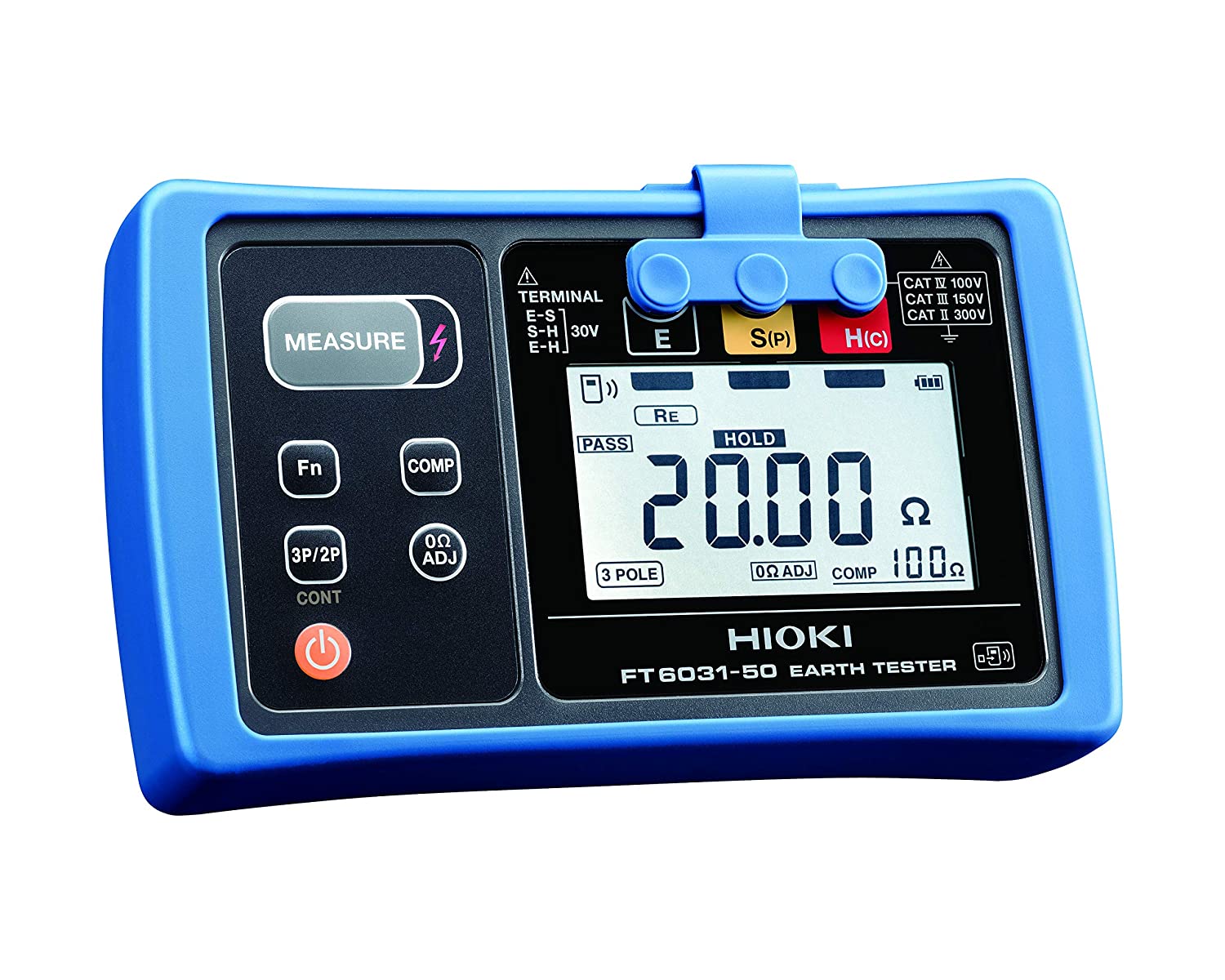 Picture of Hioki FT6031-50 Earth Tester Tough and Ready for the Field IP67 Dustproof and Waterproof