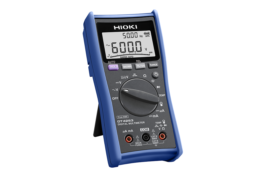 Picture of Hioki DT4253 Digital Multimeter True RMS DMM 1000V, Temp, Capacitance and Frequency