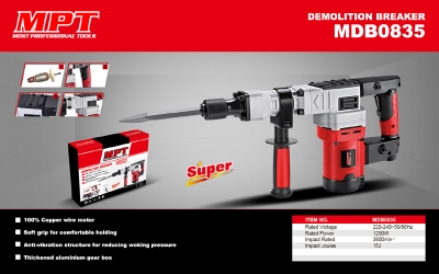Picture of MPT Demolition Breaker 15J 1250W Hammer Drill New Cheap Power Tools HEX Electric MDB0835 - Kings Trading
