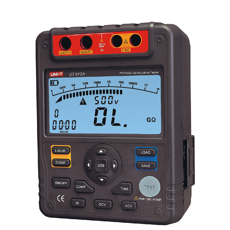 Picture of UNI-T UT513A Insulation Resistance Tester 5kV, USB Interface