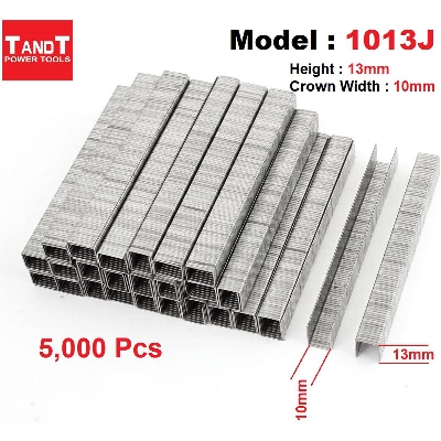 Picture of TANDT 5000 Pcs 1013J U Type Nails Staples Pin for Pneumatic Nailer Gun - Kings Trading