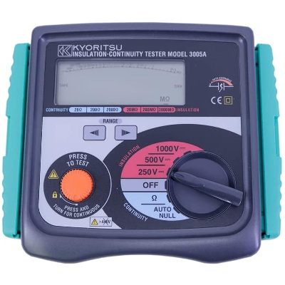 Picture of Kyoritsu 3005A Digital Insulation Continuity Testers Test voltage 250V/500V/1000V Model 3005A
