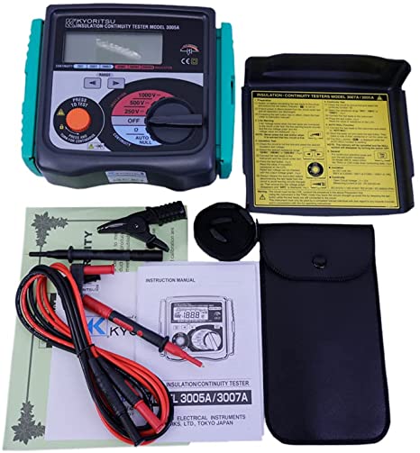 Picture of KYORITSU 3007A Digital Insulation/Continuity Tester Test voltage 250V/500V/1000V - Kings Trading
