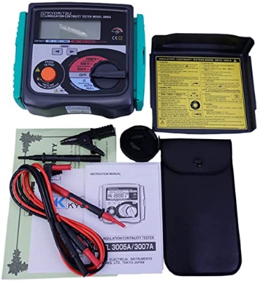 Picture of KYORITSU 3007A Digital Insulation/Continuity Tester Test voltage 250V/500V/1000V - Kings Trading