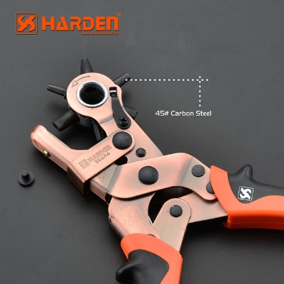 Picture of HARDEN Professional rotary punch Pliers 10 inch ( round hole oval hole ) Model: 560714