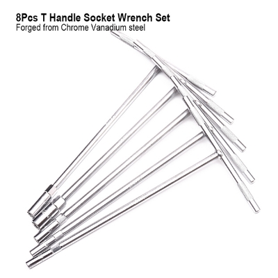 Picture of HARDEN 8Pcs T Handle Socket Wrench Set ( 6mm | 7mm  | 8mm  | 9mm | 10mm | 12mm | 13mm | 14mm ) Model: 520658