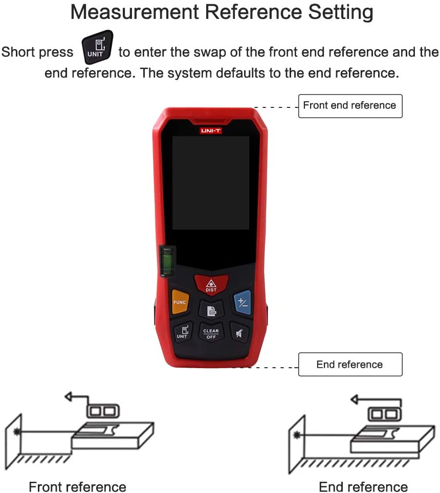 Picture of UNI-T LM40 Distance Meter 40M (131ft) LASER Measure - Kings Trading