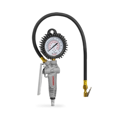 Picture of CROWN Tyre Inflator with Air Pressure Gauge CT38150 - Kings Trading