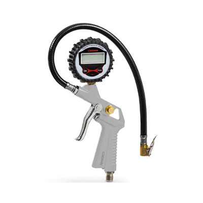 Picture of CROWN Tyre Inflator with Air Pressure Gauge CT38149 - Kings Trading