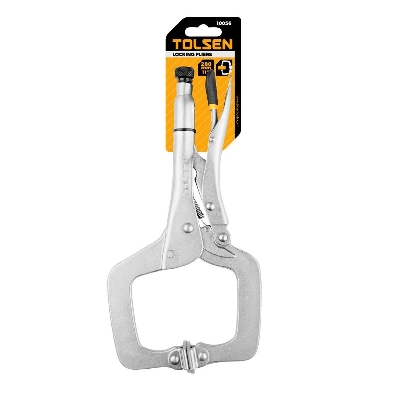 Picture of TOLSEN Locking Pliers Vise Grip (280mm, 11") C-Clamp Industrial Series 10056 - Kings Trading