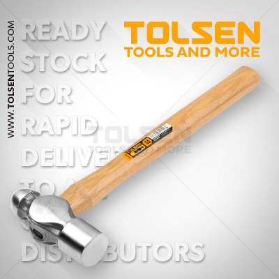 Picture of TOLSEN Ball Pein Hammer (16 OZ/450g) Wooden Handle 25142