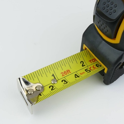 Picture of TOLSEN Measuring Tape 8M 26FT with Nylon Coated Blade Industrial TPR Handle 36005 - Kings Trading
