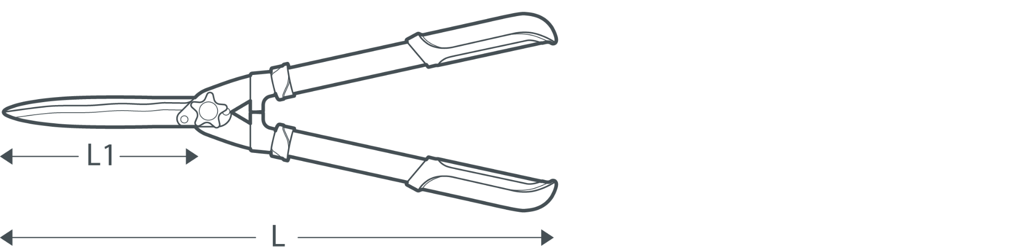 Picture of CROWN 23" Garden Hedge Shear (585mm) CPHSS-HSA24 - Kings Trading