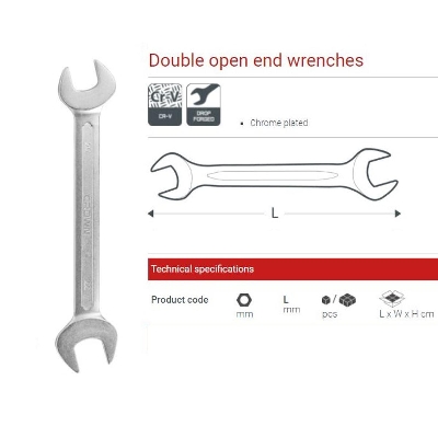 Picture of CROWN Double Open Spanner Cr-V Industrial Series - Kings Trading