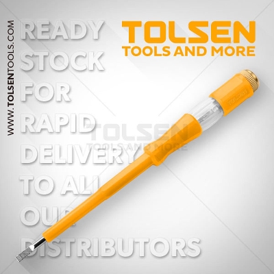 Picture of TOLSEN Big Voltage Tester 100-500V 4X190mm Neon Bulb 38115  - Kings Trading