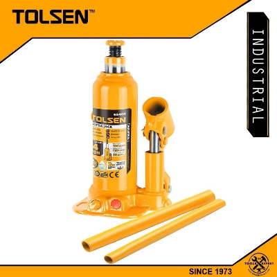 Picture of TOLSEN Industrial Hydraulic Bottle Jack (4Tons -60mm) Leak Proof 65404 - Kings Trading