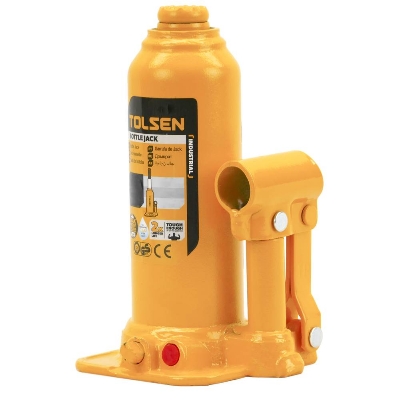 Picture of TOLSEN Industrial Hydraulic Bottle Jack (4Tons -60mm) Leak Proof 65404 - Kings Trading