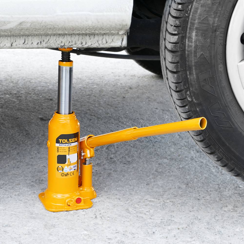 Picture of TOLSEN Hydraulic Bottle Jack (20 Tons - 60 mm) Leak Proof Industrial Series 65420 - Kings Trading
