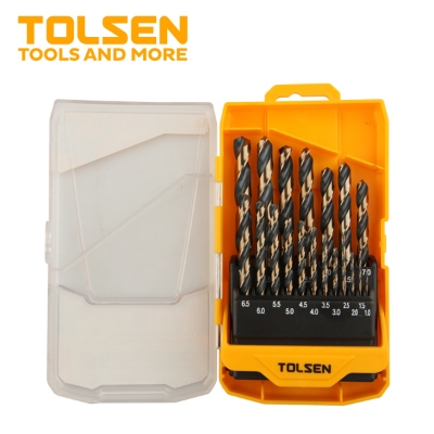 Picture of TOLSEN 19Pcs Black & Gold HSS Twist Drill Bits Set 75086 - Kings Trading