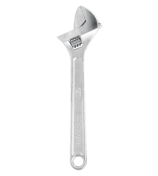 Picture of CROWN 6" / 8" / 10" / 12" Adjustable Wrench Carbon Steel Industrial Quality - Kings Trading