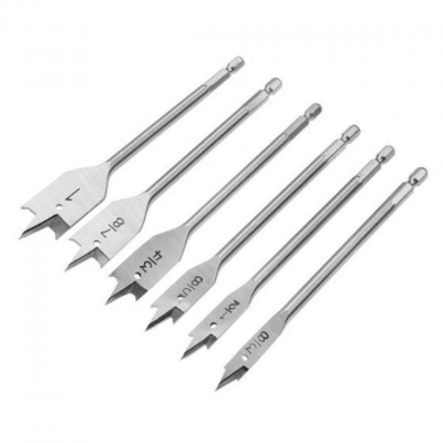 Picture of TOLSEN 6Pcs Flat Wood Bits Set (3/8" to 1") 75656 - Kings Trading