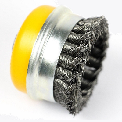 Picture of TOLSEN 3" Cup Twist Wire Brush 75mm For Angle Grinder Removing Rust, Paint and Varnish From Metal Surfaces Model: 77513 - Kings Trading