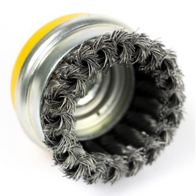 Picture of TOLSEN 3" Cup Twist Wire Brush 75mm For Angle Grinder Removing Rust, Paint and Varnish From Metal Surfaces Model: 77513 - Kings Trading