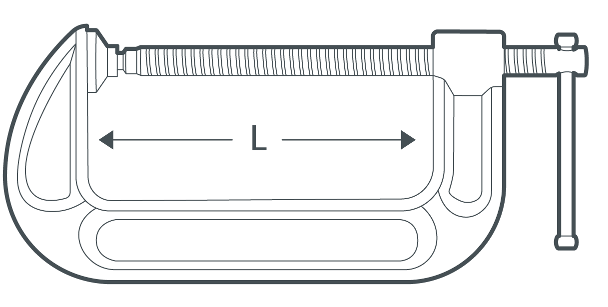 Picture of CROWN 6" Forged G-Clamp C-Clamp CPHFC-GCA06 - Kings Trading