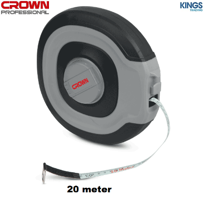 Picture of CROWN 20M Long Fiberglass Measuring Tape 20M CPHMT-LFA20 - Kings Trading