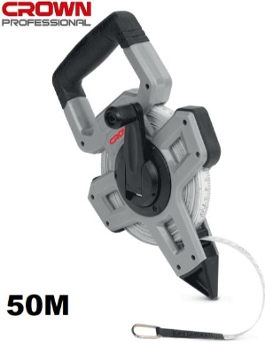 Picture of CROWN 50M open reel fiberglass Measuring tape 50M CPHMT-OFA50 - Kings Trading