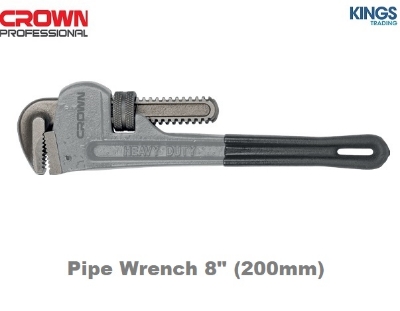 Picture of CROWN Pipe Wrench 8" ( 200mm ) CPHWP-AMA08 - Kings Trading