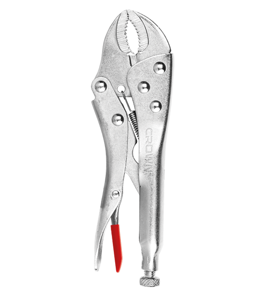 Picture of CROWN 10" Locking Grip Pliers, Extra curved Jaws 250mm CPHPL-GRB10  - Kings Trading